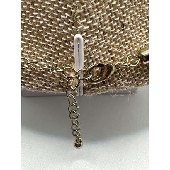 Boho Chic Inspo Mosaic Pattern Pendant Necklace Bronze Seed Beads Textured - Picture 6 of 7